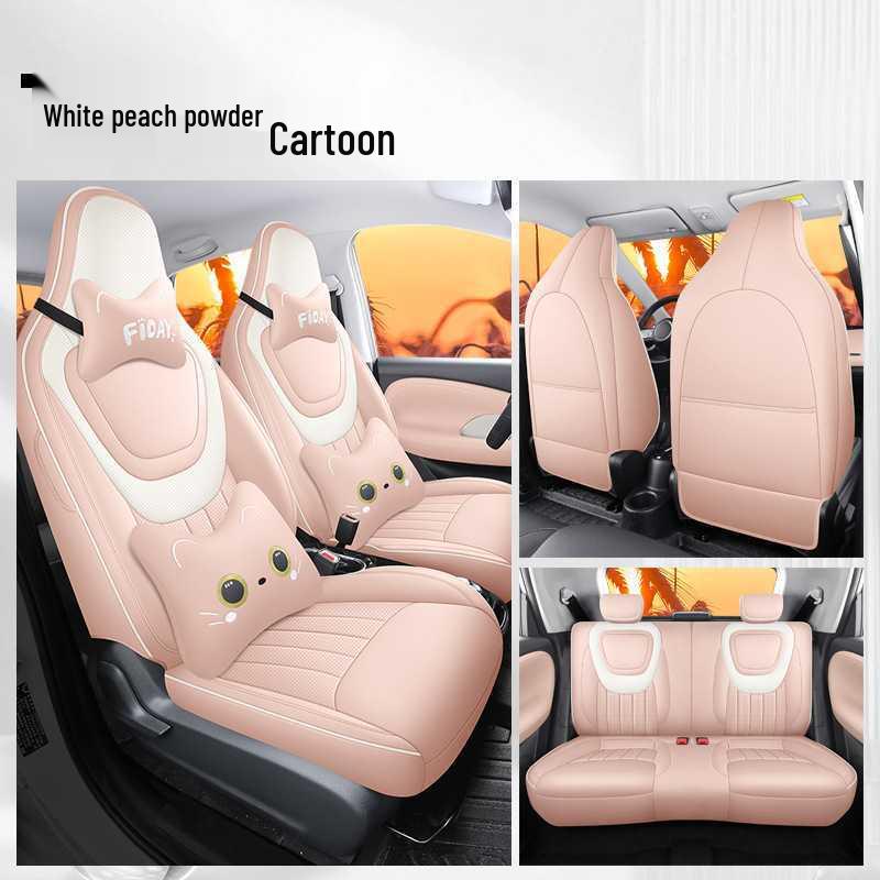 2024 Wuling Hongguang Mini Third Gen Full Coverage Cartoon Seat Cushions for Women