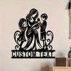 Custom Metal Wall Art Tree of Life Sign with Lover Name, Personalized Mother & Children Decor, Ideal Mother's Day Gift for Mom.