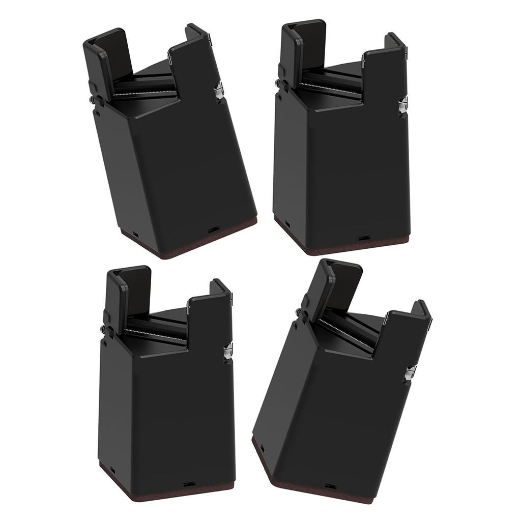 4Pcs Adjustable Furniture Chair Feet Riser Chair Foot Protection Pad Furniture Heightening Foot Pads for Couch Cabinet