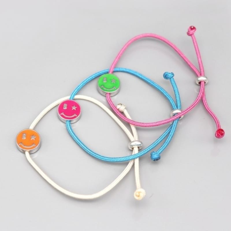 

BONBEAU Color Smile Knot Bracelet pink smile