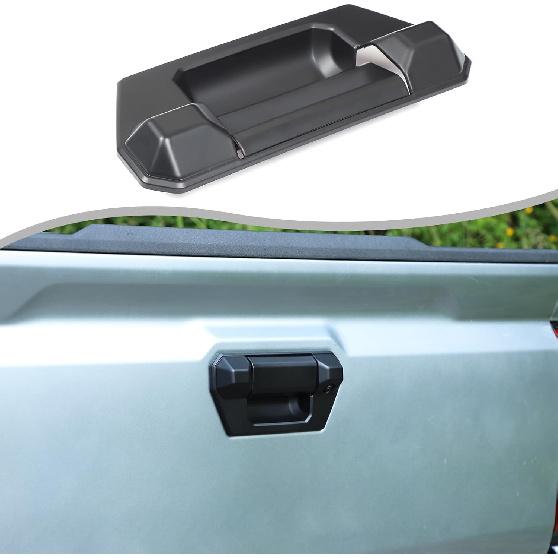 TOYCIDFG Car Tailgate Pull Handle Cover Trim Compatible with Toyota Tacoma 2024 2025, Car Exterior Decoration Accessories (Not Compatible with SR матовый черный