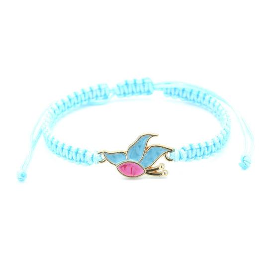 Bow Braided String Bracelet Adjustable String Rope Bracelet Handmade Friendship Gift Butterfly Cheerleader Wristlet for Friends Cheer Dance Team