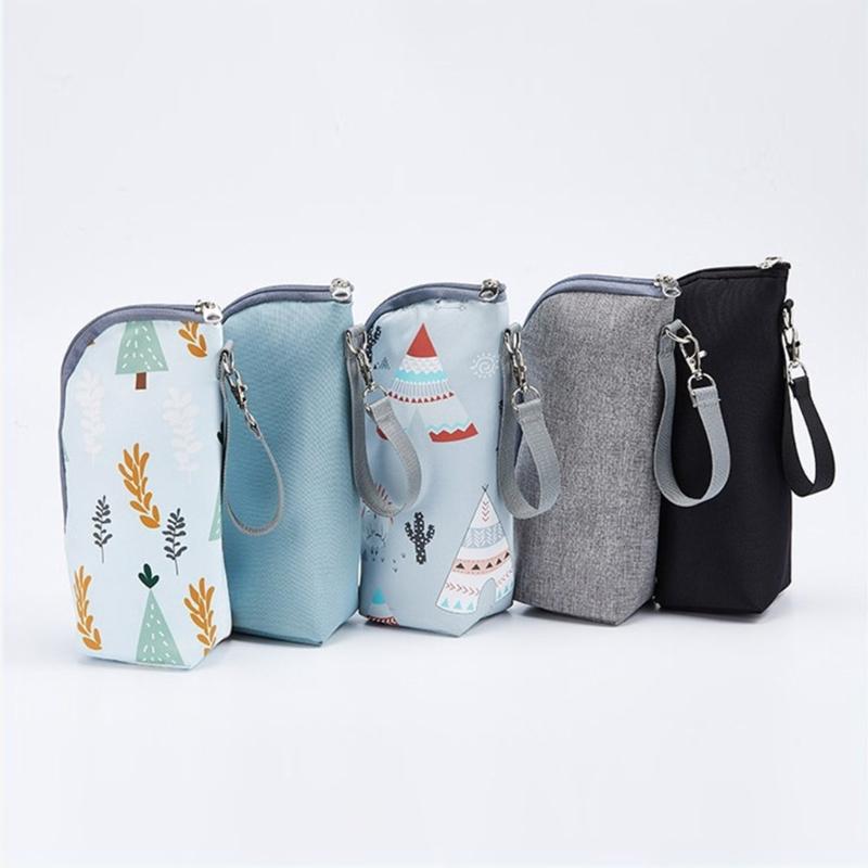 Portable Milk Bottle Bag for Baby Convenient Feeding Lightweight Bottle Holder Storage Pouch Stroller Bottle Organiser