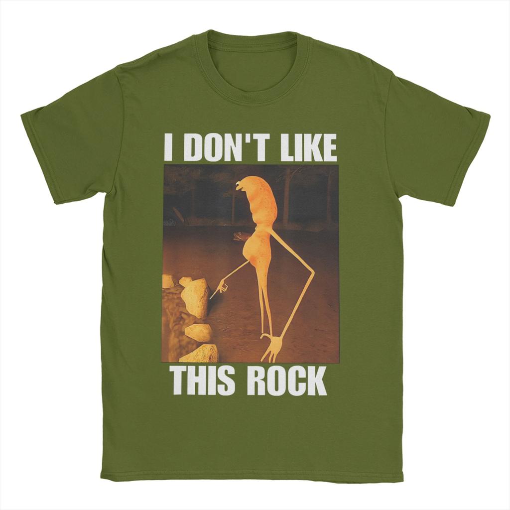 T-shirt Homme Femme Je N'aime Pas Cette Roche Décontracté Pur Coton T-shirt Manches Courtes Marcus Le Ver T-shirt Col Rond Hauts Adulte