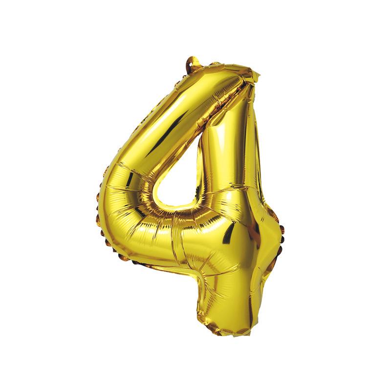 32-Inch Digital Aluminum Balloon for Baby's First Birthday Celebration Decor