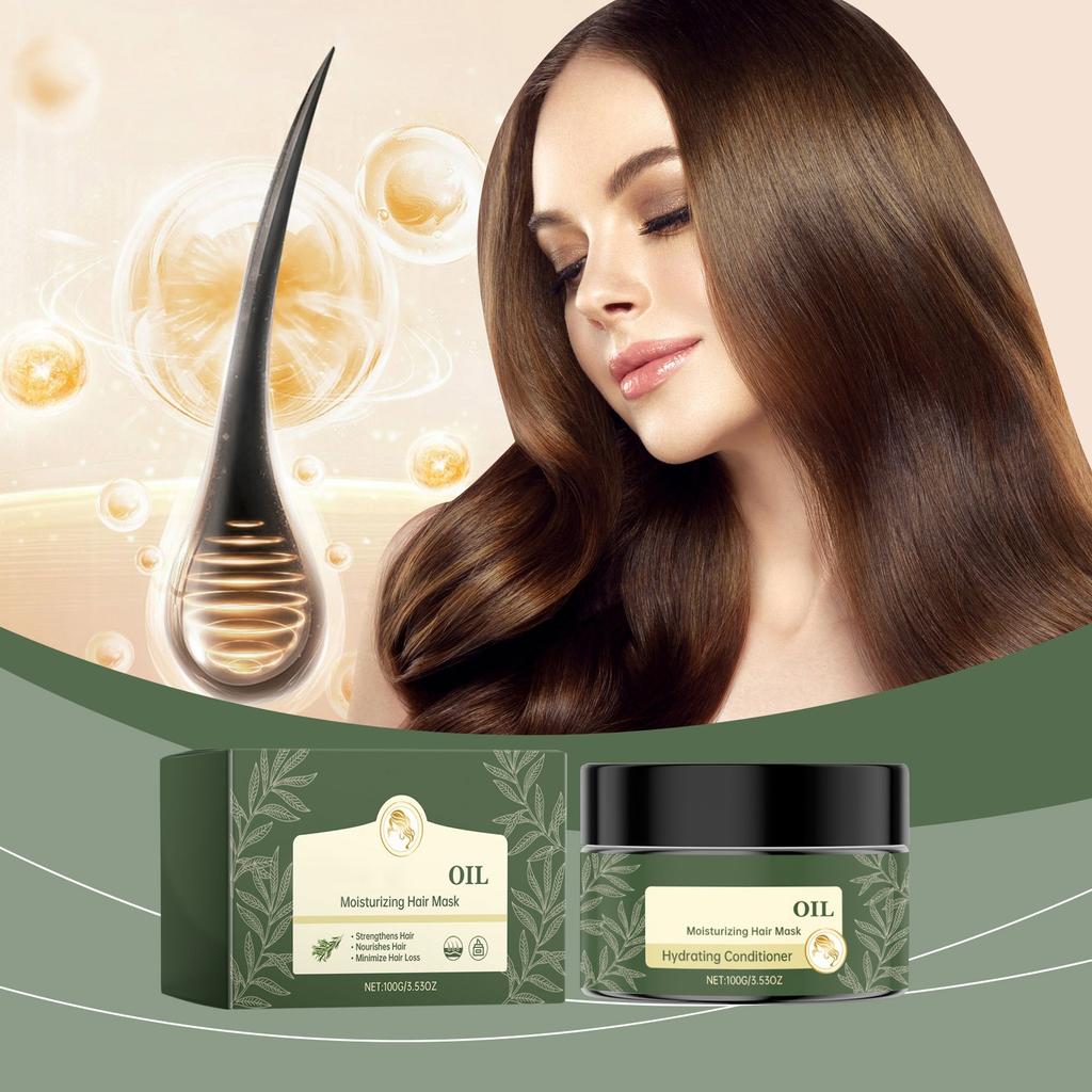 Hair Care Natural Hair Mask Moisturizes And Moisturizes Scalp Hair Mask To Reduce Split Ends And Dry Hair Hair Oil