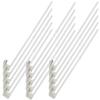 15Pcs Car Window Flagpoles Compact Clip Designed Flag Holders Vehicle Flag Racks Removable Strong Outdoor Travel Supplies