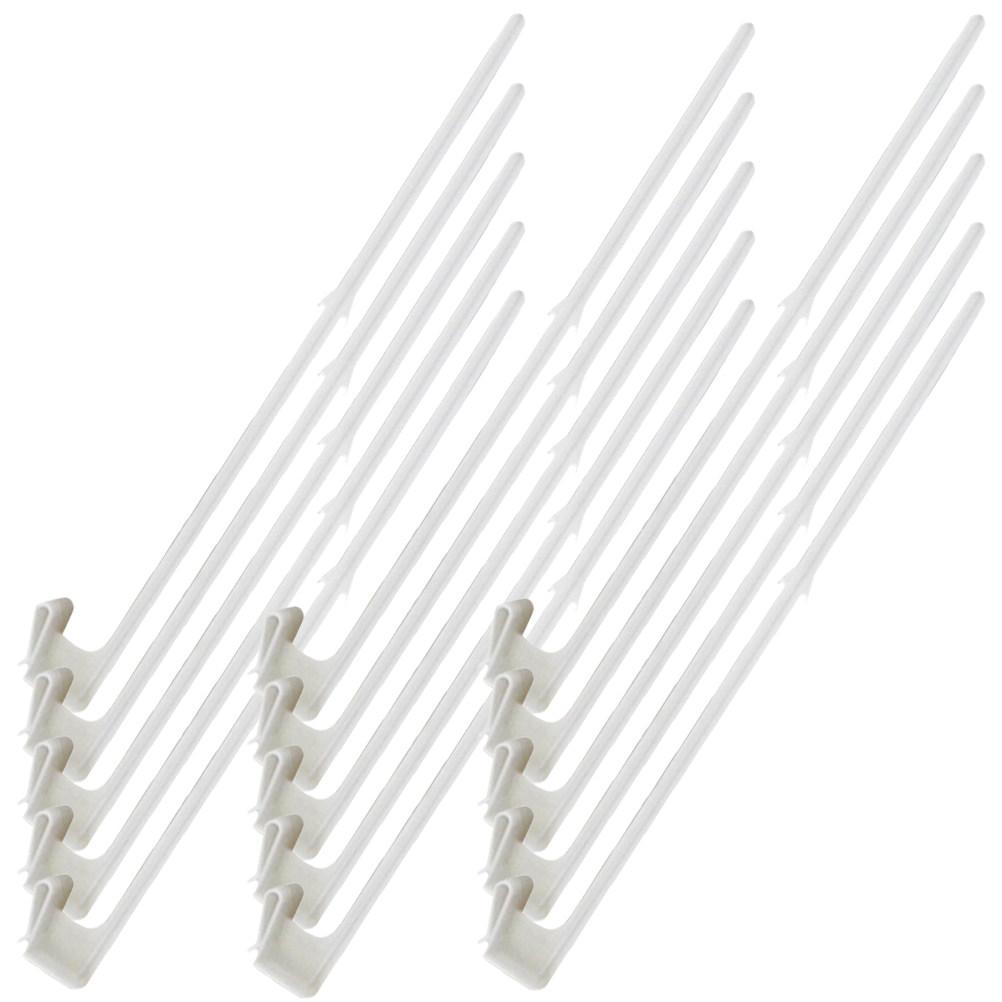 15Pcs Car Window Flagpoles Compact Clip Designed Flag Holders Vehicle Flag Racks Removable Strong Outdoor Travel Supplies
