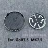 No Acc 2pcs Replacement Style for VW Golf 7.5 MK7.5 2018 2019 2020 Car Front Bonnet Grille Rear Trunk Emblem Logo Badge Sticker QX1