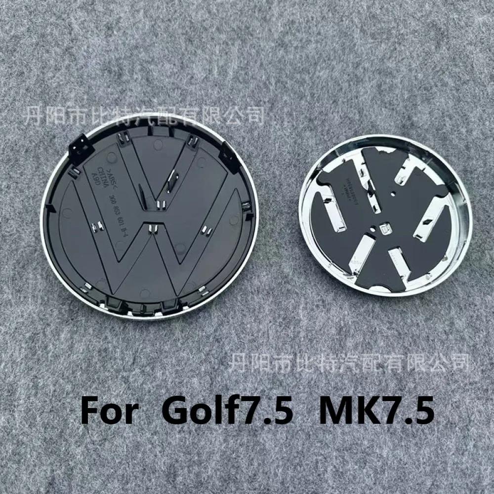 No Acc 2pcs Replacement Style for VW Golf 7.5 MK7.5 2018 2019 2020 Car Front Bonnet Grille Rear Trunk Emblem Logo Badge Sticker QX1