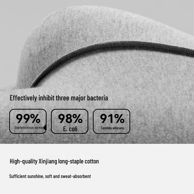 MINISO Men's Antibacterial Cotton Boxer Briefs 4-Pack