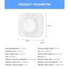 Tuya ZigBee/WiFi Air Quality Detector PM2.5 Formaldehyde VOC CO2 Temperature Humidity 6in1 Smart Air Box Sensor Via Alexa Google