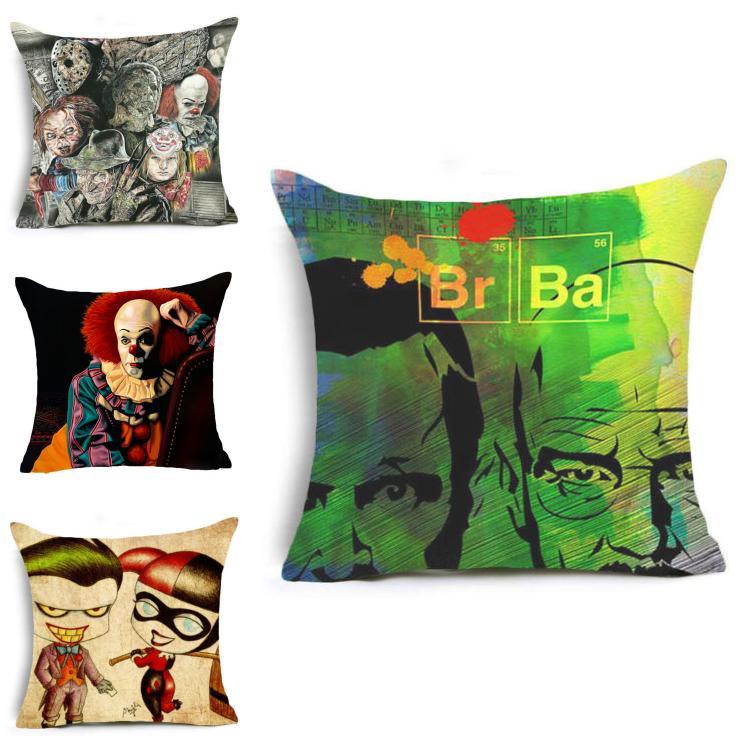 Chucky Good Guy Puppe Horrorfilm Design Kissen Kissenbezug in leuchtenden Farben