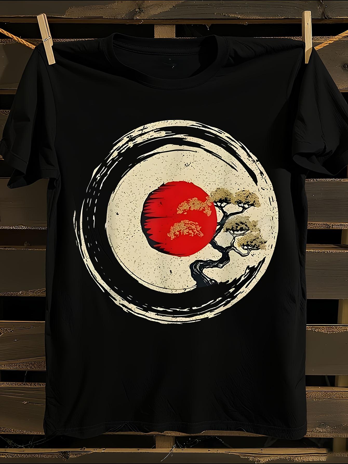 Japanese Bonsai Tree Cherry Blossom Tshirt XL