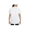 Nike Kids Round Neck Logo Print Short Sleeve T-Shirt Kids Tops White AR5088-112