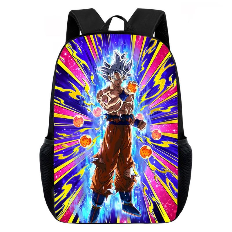 Dragon Ball Super Printed Kids School Backpack Elementary Students Lightweight Ergonomic Design