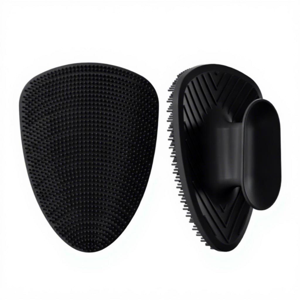 Premium Waterproof Hand-Held Silicone Facial Cleansing Brush for Exfoliating Dead Skin Removal & Nourishing Face Scrubbing Care
