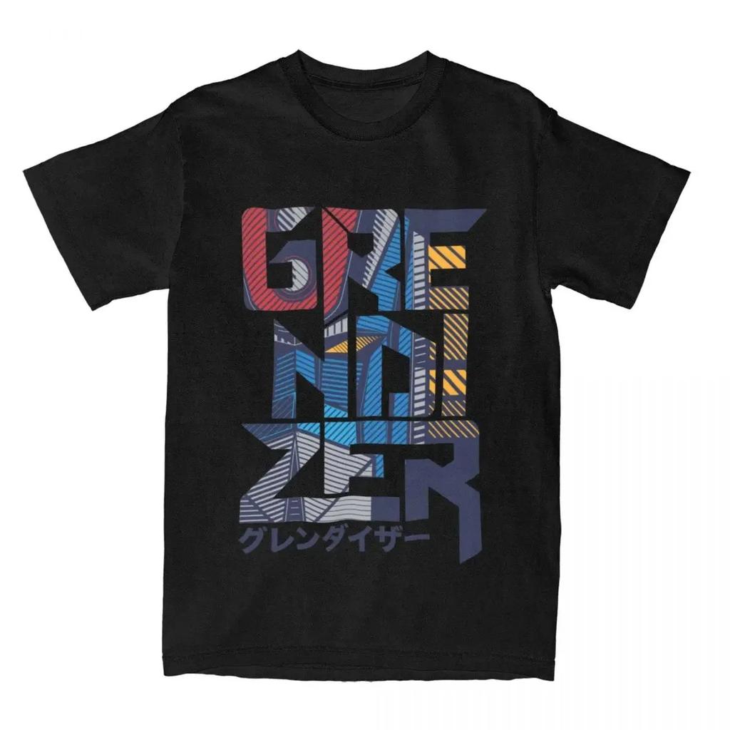 1975 UFO Robot Grendizer T Shirt Men Women UFO Robot Goldorak Funny Pure Cotton Tee Shirt Crew Neck Short Sleeve Print Tshirt