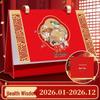 2026 Chinese Red Horse Year Festive Calendar: Hollowed-Out Design, Corporate Gift