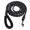 Dog Leash Reflective 9.84ft Nylon Rope Foam Padded Handle Pet Leash for Medium Large Dogs Walking Training