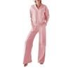 European & American Women's V-Neck Long Sleeve Top & Wide-Leg Pants Set for Autumn/Winter 2025.