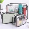 1/3pc Travel Organizer Bath Toiletry Wash Storage Bag Multifunction Large Capacity Waterproof Transparent With Zipper Women Gift