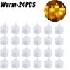 LED Flameless Pillar Candles Realistic Flickering Plastic Candle Night Light for Home Party Wedding Christmas Halloween Decor