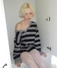 Kyuliti C One-Shoulder Striped Knit_Black