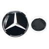 CSB1 Glass Mirror 188mm Front Grille Star Logo Emblem Badge for Mercedes Benz A B C E R V VITO S CLA CLB W176 GL GLE GLC GLS W205