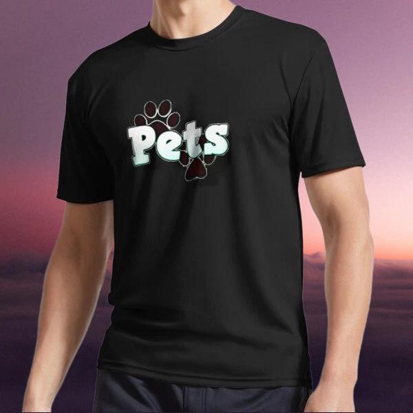 New Shirt Pets- Active Logo T-Shirt Funny Size S to 5XL S
