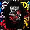 Anime One Piece Anime Munch D Luffy Muster 2025 Sommer Neu Heißer Verkauf Herren Damen Lässig Locker Hip Hop Reine Baumwolle T-Shirt