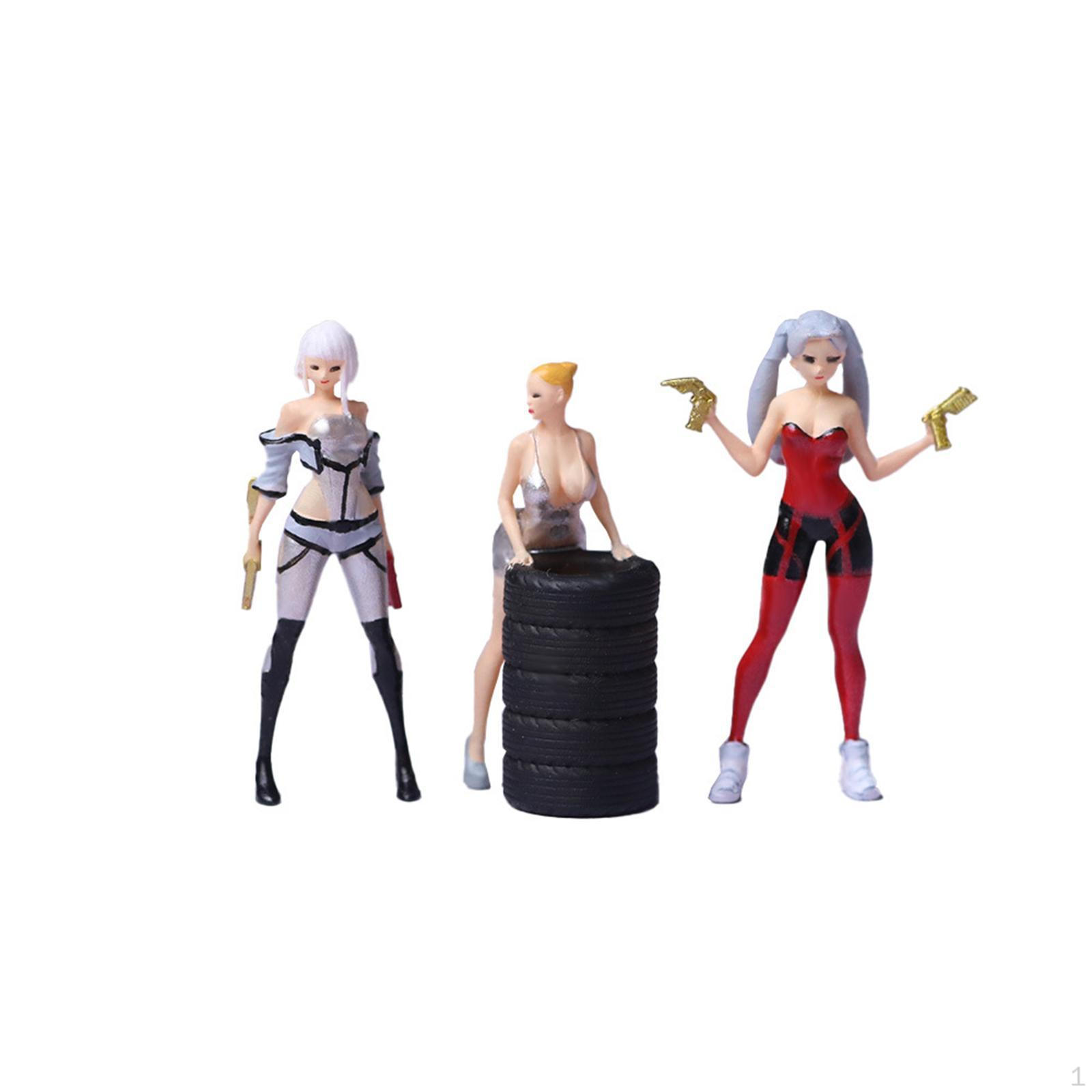 

Миниатюрная Фигурка Модель Сцена 1:64 Маленькие Фигурки из Смолы, МикроМасштабные, Подходят для Украшения Офиса, Style A