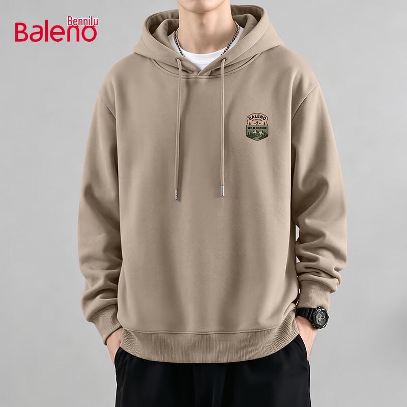 Baleno Men's Anti-Pill Hooded Sweatshirt