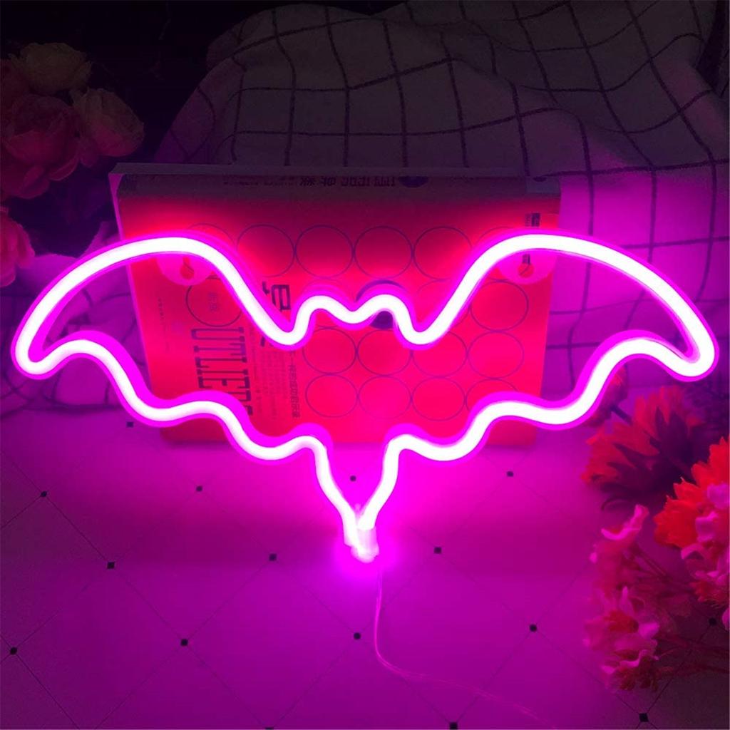 Halloween  Neon Sign Halloween LED  Neon Light Sign For Wall Decor  Shape Lamp With tery Or USB Powered For Halloween Party,Bar,Room Décor