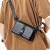 Trendy cool locomotive fashion men's and women's gender neutral satchel shoulder small square bag