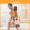 Animal Guitar Plush Toy Keychain For Collectors And Kids With Soft Pp Cotton Material