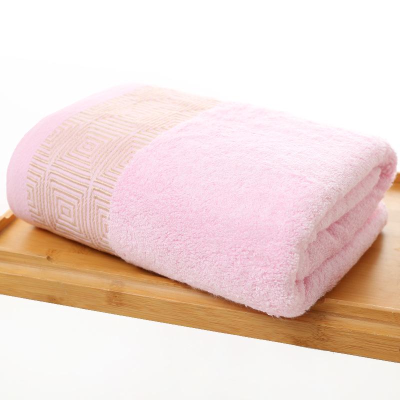 Household Soft Water-absorbing Large Jacquard Bath Towel