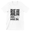 Beat Me Whip Me T-Shirt As Worn By Adam Ant