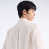 JOEONE Men's Linen Blend Long-Sleeve Shirt