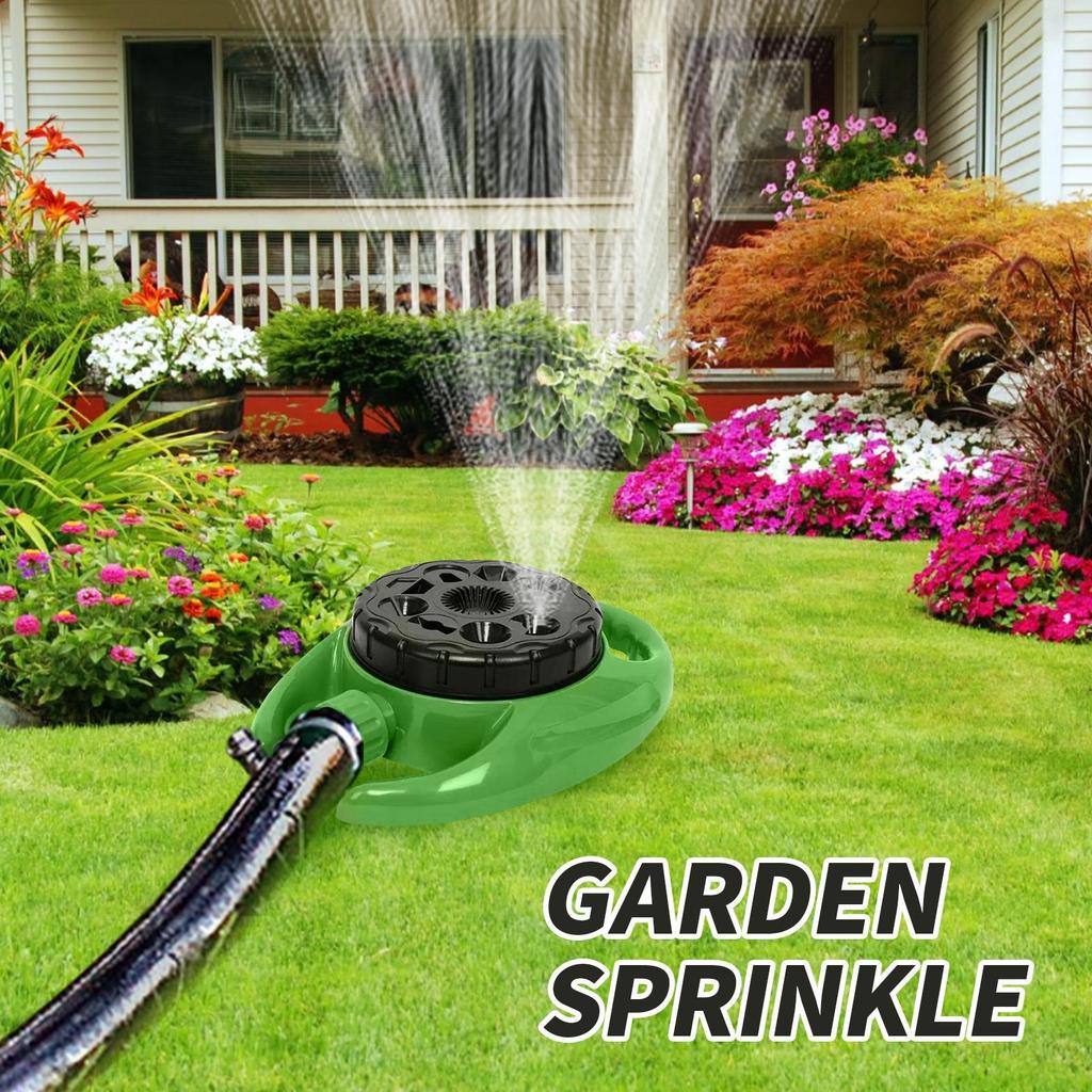 Sprinklers For Yard Automatic Irrigation Grass Water Sprayer Oscillating Sprayer With 9 Modes 360 Degree Rotating Automatic