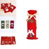 Vibrant Christmas Santa Wine Bottle Bag Cover For A Joyful Holiday Celebration