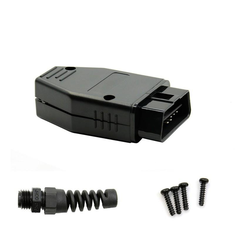 Factory price OBD Male Plug OBD2 16Pin Connector OBD II Adaptor OBDII Connector J1962 OBD2 Connector in stock