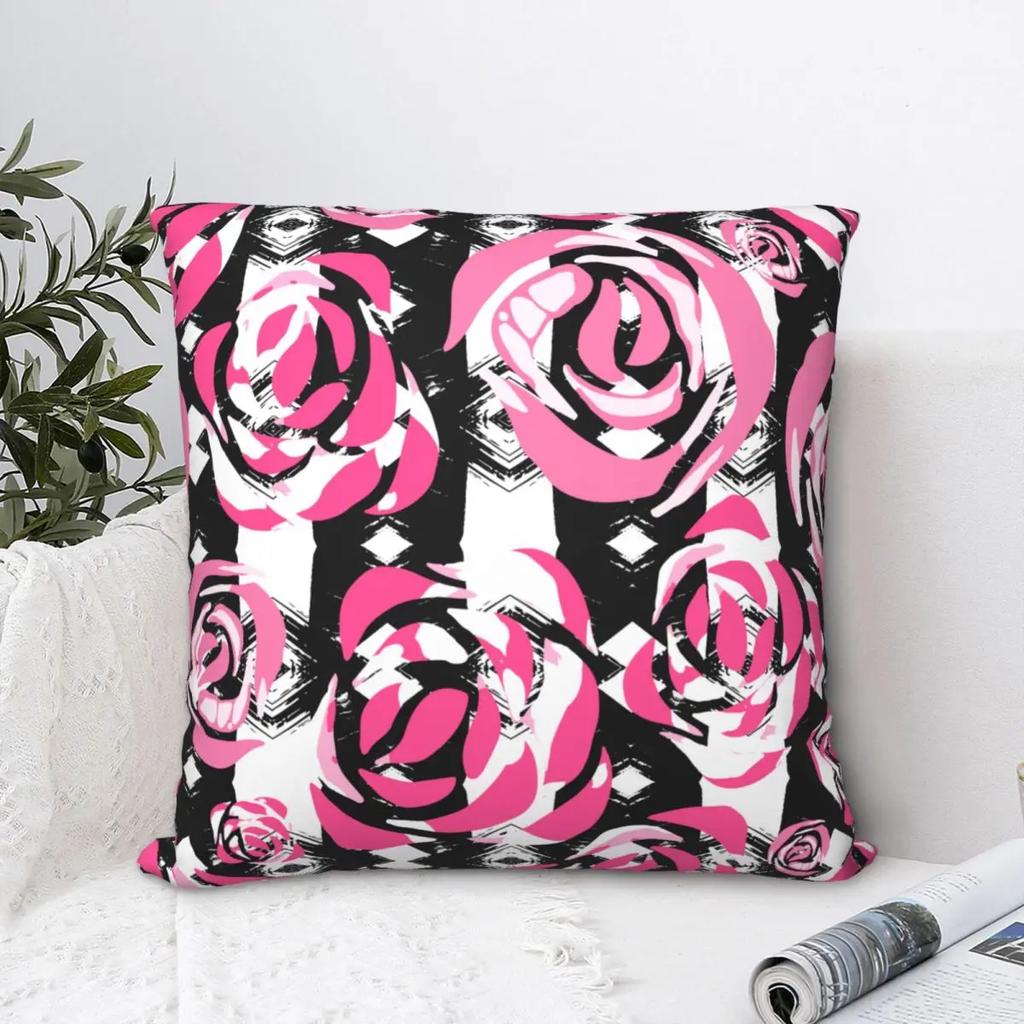Tribal Ethnic Roses Grunge Pillowcase Polyester Cushion Cover Decor Throw Pillow Case Cover Seat Square '