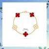 Luxury Four-leaf Clover Bracelet Unisex Versatile and Sophisticated Lucky Clover Bracelet
