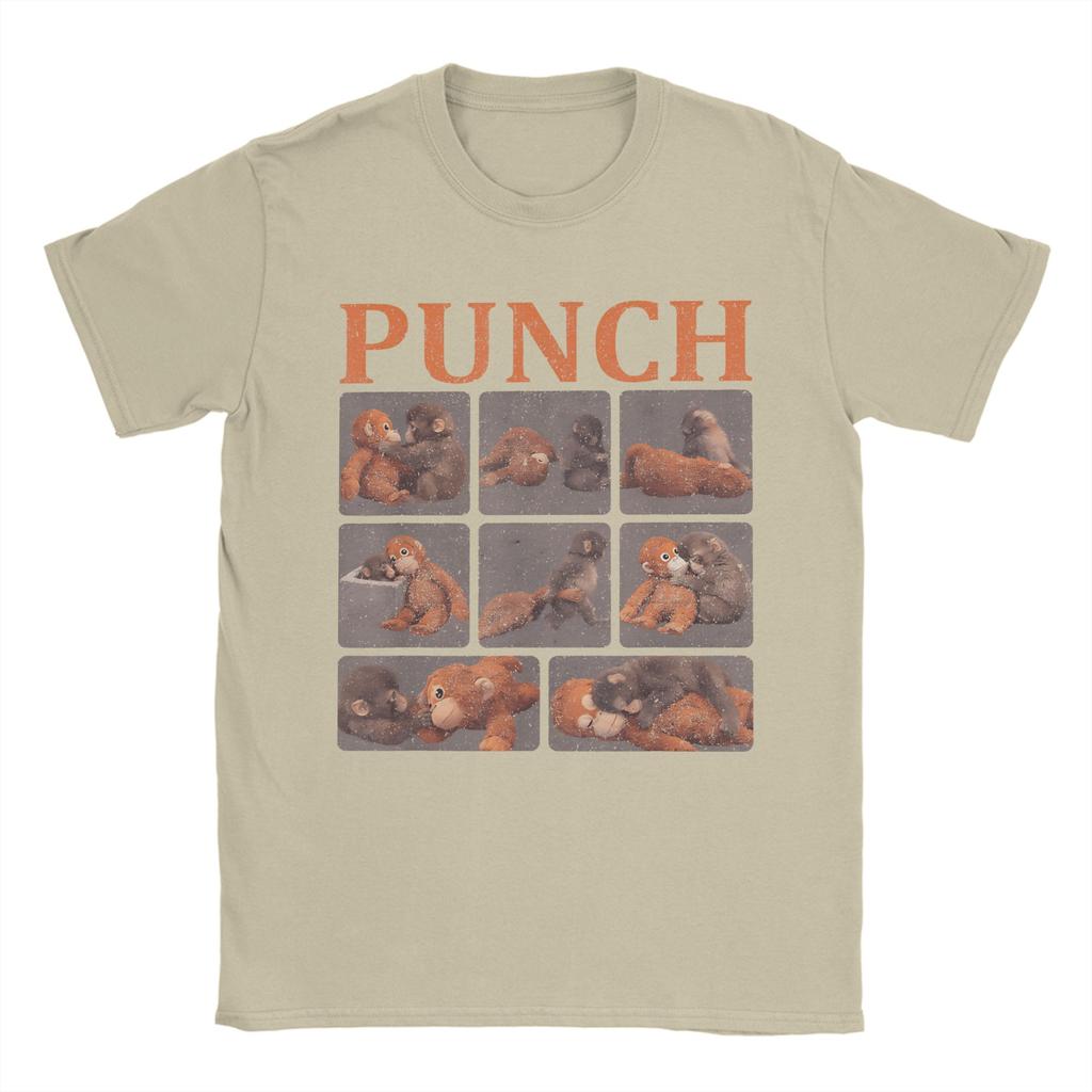 Casual T Shirt Beach Punch Monkey Hip Hop Tshirts Cotton Tee Shirt For Unisex Y2k Retro Printed Short Sleeve Tees
