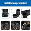 Car Interior Cup Holder Expandable Storage Space Food Table Tray Easy Installation For Multiple Vehicle Use