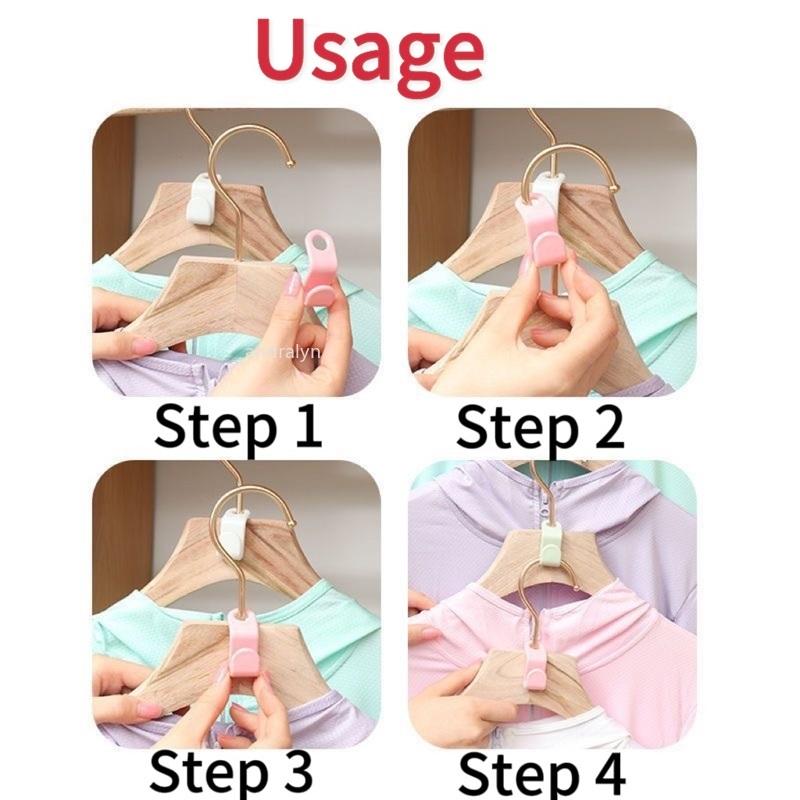 10-30Pcs Clothes Hanger Extenders Hooks Heavy Duty Cascading Connection Hook Space Saving Clothes Organizer Closet Plastic Clips