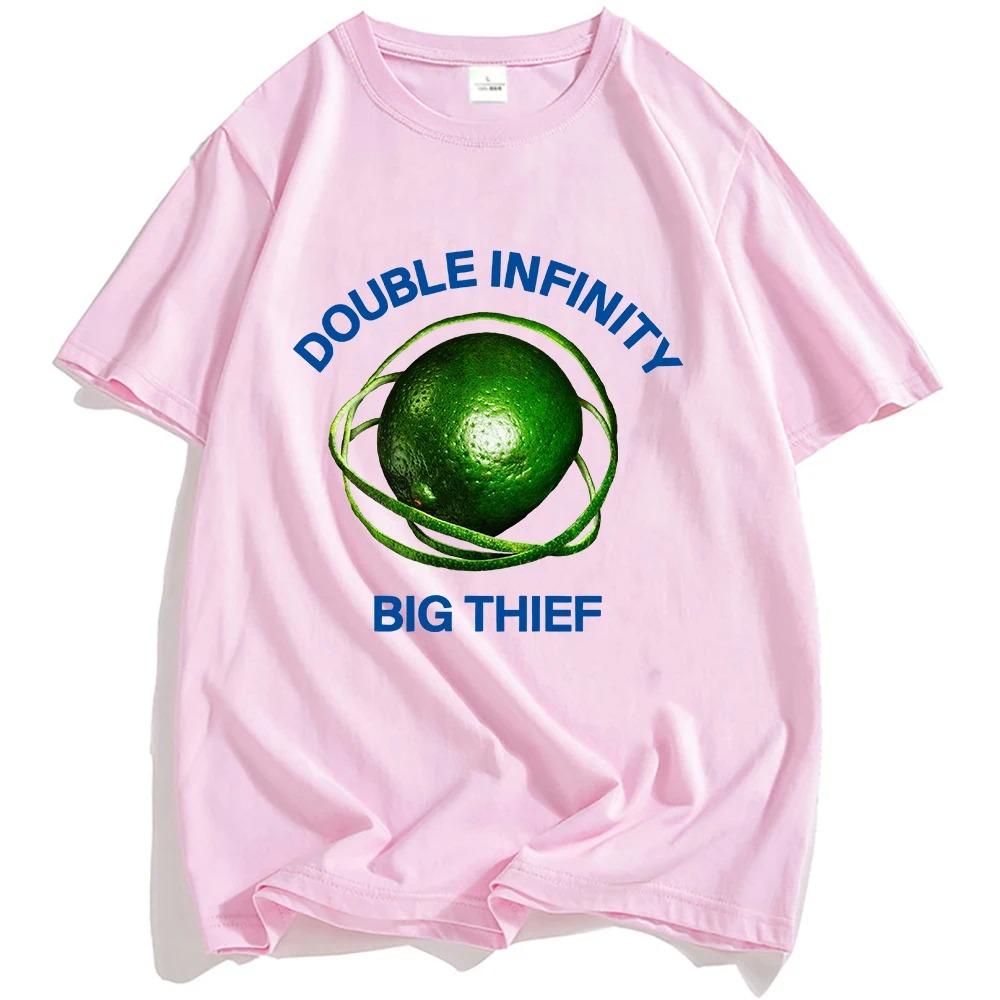 

Double Infinity Lime T-Shirt Big Thief Band Fashion Tshirts Casual Summer O-neck Male T Shirt Cotton Oversized high quality soft 2XL