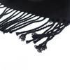 Chanel Scarf Black Wool/cashmere Women