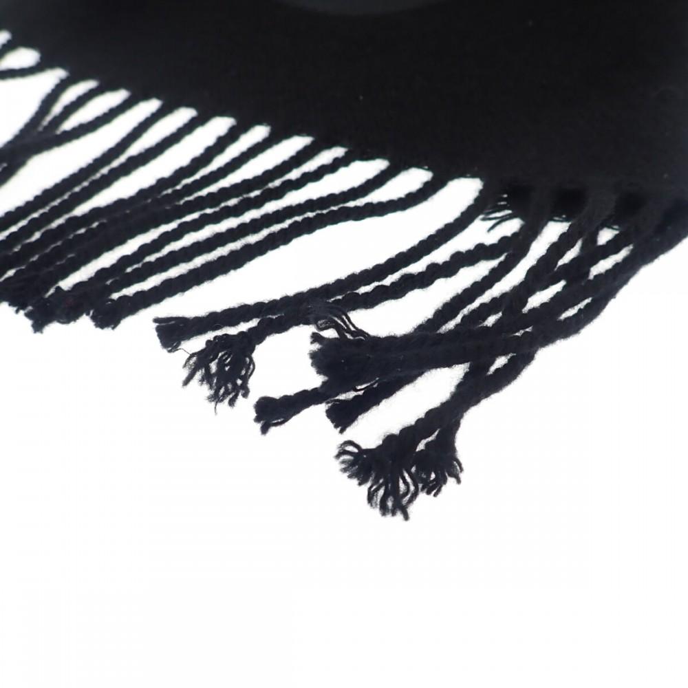 Chanel Scarf Black Wool/cashmere Women